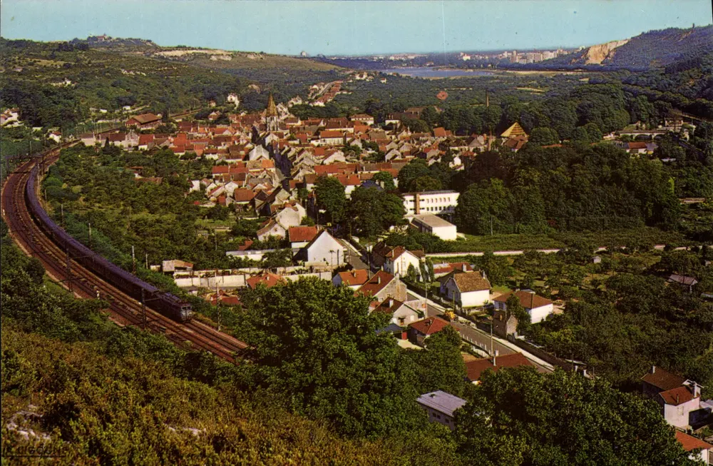 Plombières-les-Dijon — Visão geral — Lago artificial de Dijon — Éditions LA CIGOCHE - Frente