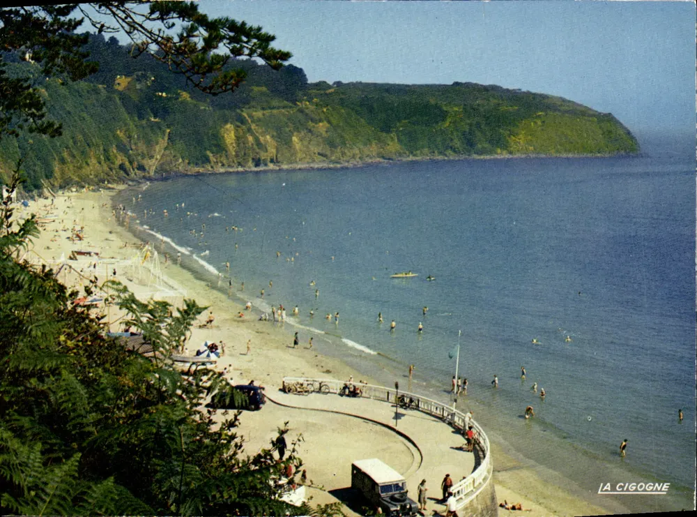 La Cigogne — Plaża Godelins — Wydawca La Cigogne, nr 22.055.55 - Awers
