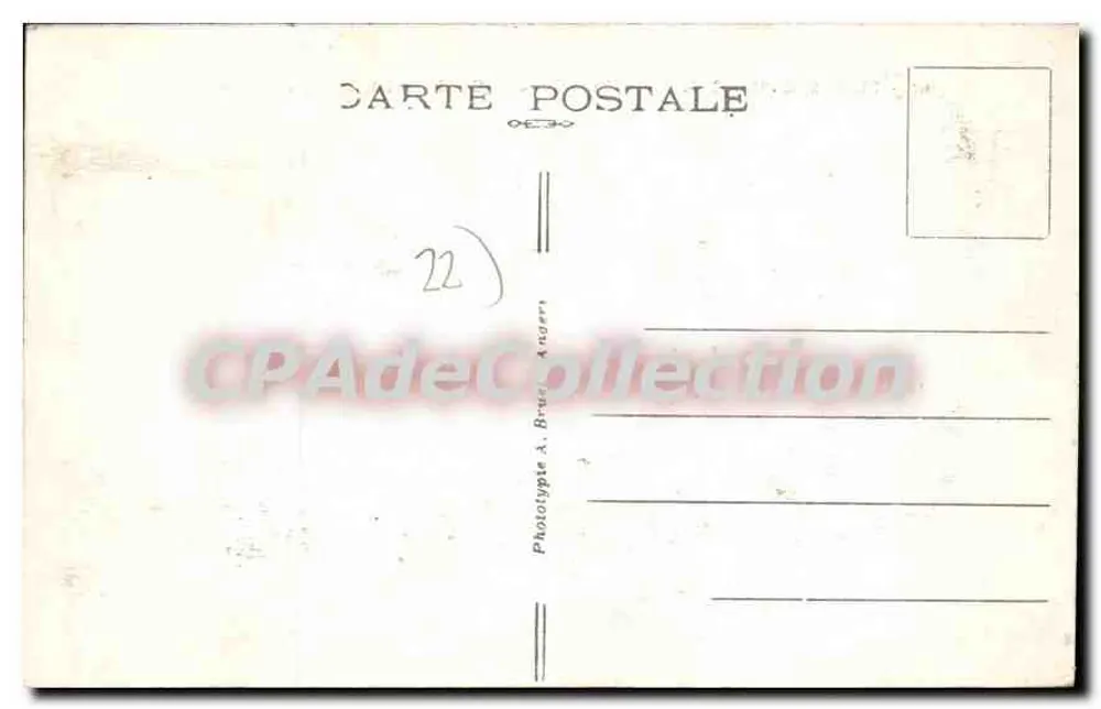 Perros-Guirec (C.-du-N.) — Das Casino und das Grand Hotel de la Plage — A. B. - Rückseite