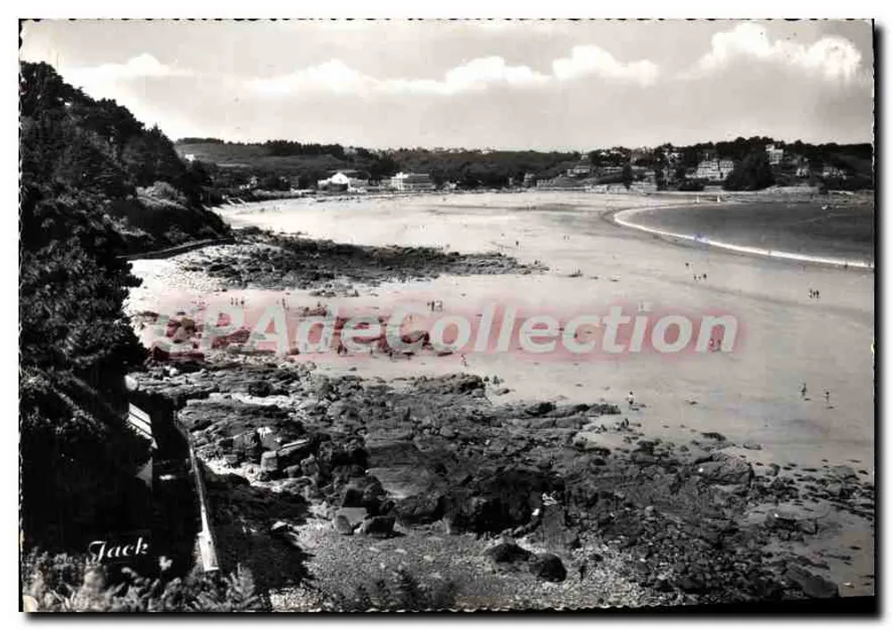 A Praia de Trestraou — vista panorâmica — Edições d'Art Jean Stoll, n°4996 - Frente