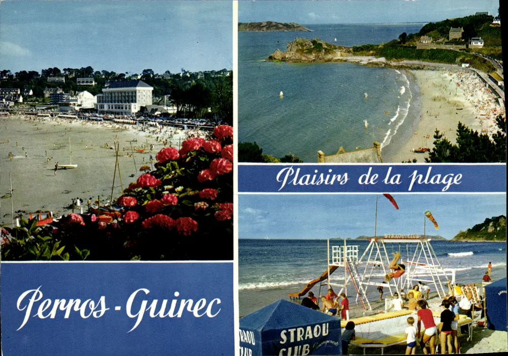 Perros-Guirec — Prazeres da praia — Éditions de La Clippline Hachette - Frente