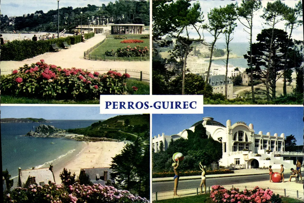 Perros-Guirec — Strände von Trestraou und das Casino — LUMICAP - Vorderseite