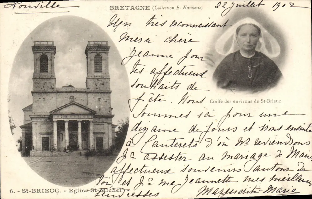 St-Brieuc - Igreja de São Miguel — Coleção E. Hamonic, n°6 - Frente