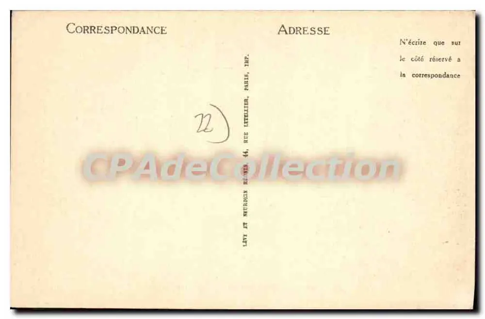 Saint-Brieuc — A Praia de Saint-Laurent — LL, n°140 - Verso