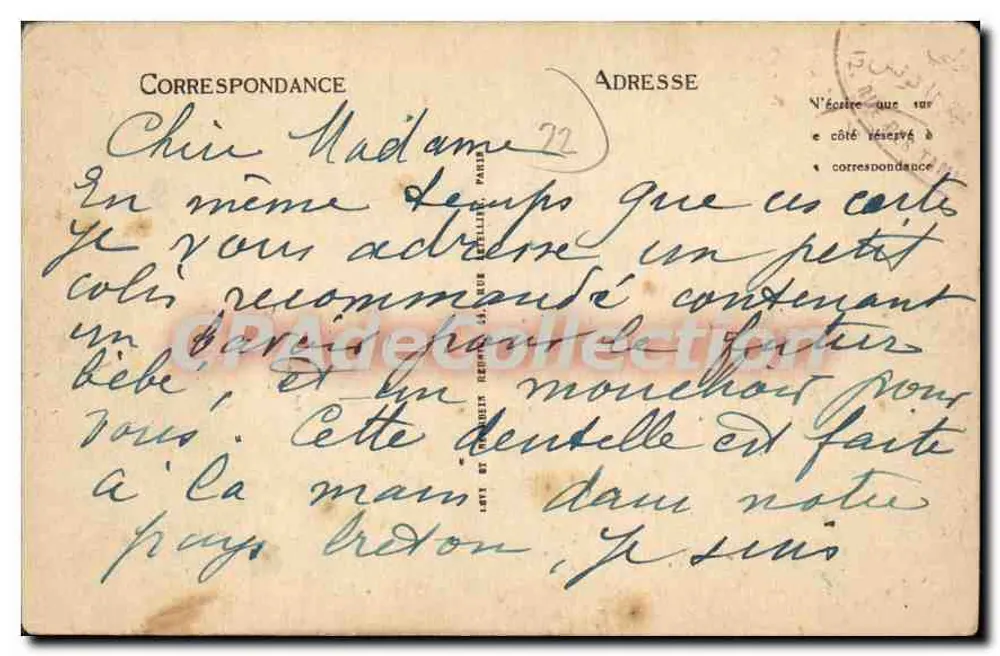 Saint-Brieuc - Sous-la-Tour - O Hotel da Praia - LL - Verso