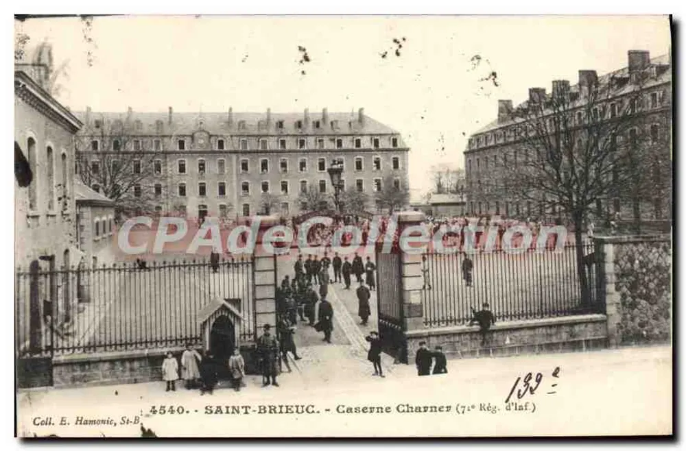 Saint-Brieuc - Kasernen Charner (71. Infanterieregiment) — Sammlung E. Hamonic, St-B. - Vorderseite