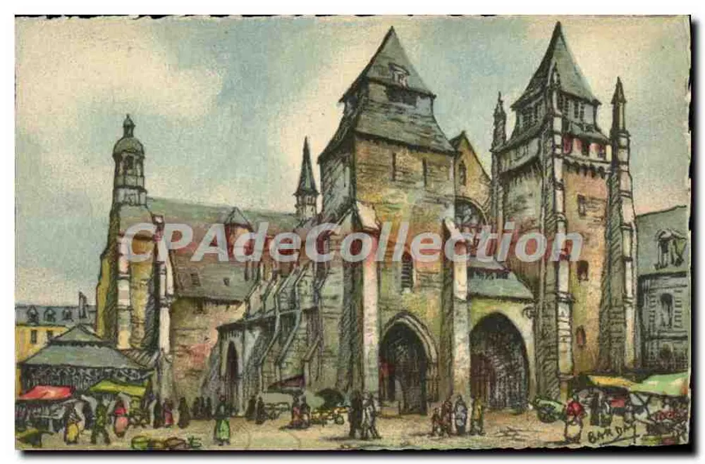 Saint-Brieuc - Catedral de Saint-Étienne — editor BD, n° 3106 D - Frente