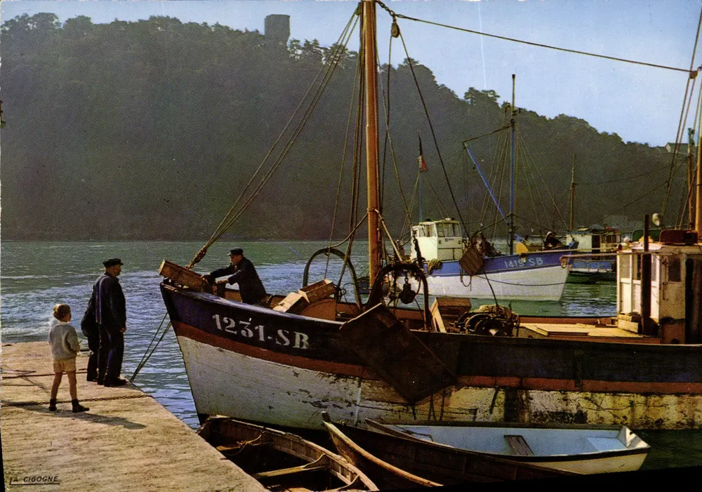 El Puerto del Légué y la Torre Cesson — Saint-Brieuc (Côtes-d'Armor) — Ediciones « La Cigogne » - Anverso