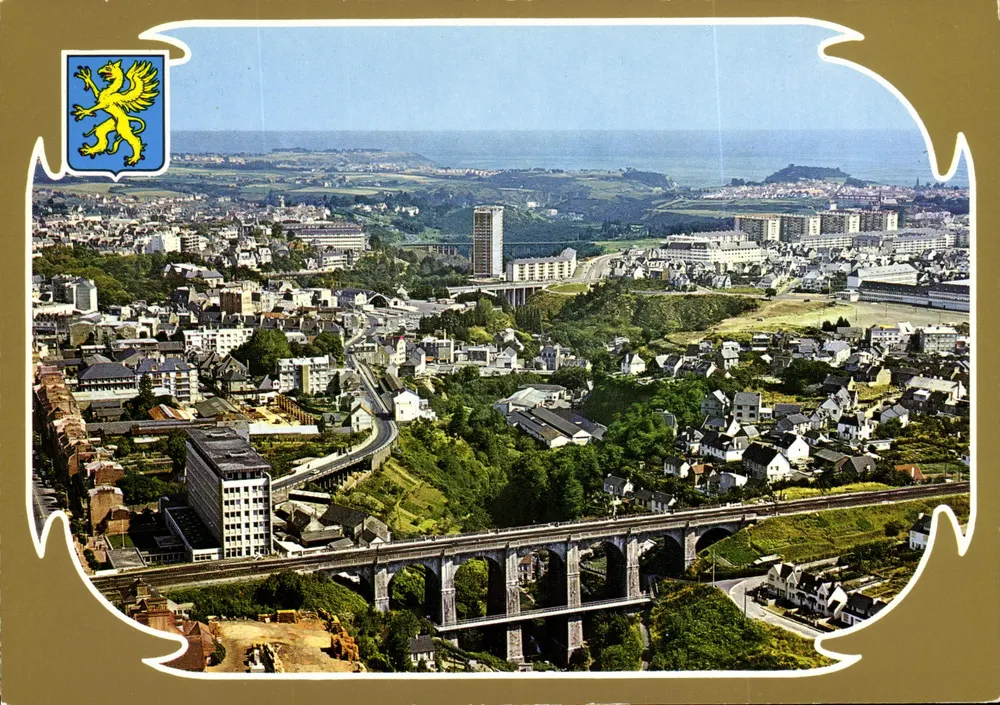 Saint-Brieuc — Vista aérea — Edições La Cigogne, N° 22.278.183 - Frente