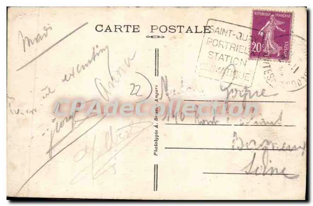 Saint-Quay-Portrieux (C.-du-N.) — A Praia da Condessa — A. B. - Verso