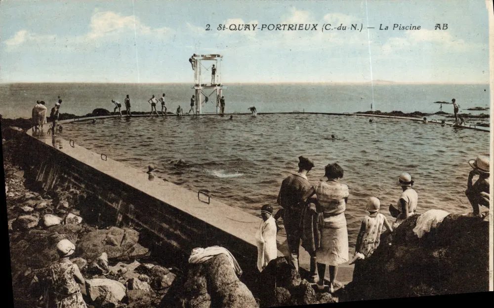 St-Quay-Portrieux (C.-du-N.) — Die Piscine — AB - Vorderseite