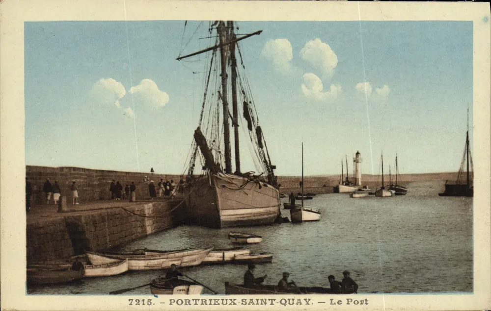 Portrieux-Saint-Quay — Der Hafen — Verlag Artisanat E. Hamonic, Nr. 7215 - Vorderseite