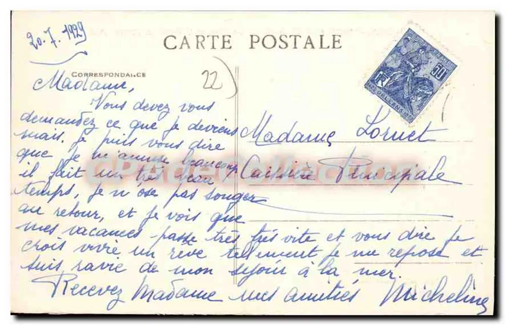 St-Quay-Portrieux (C.-du-N.) — La Playa y la Punta de l'Isnin — A.B. — Editor Guérin-Verité, Tabac - Reverso
