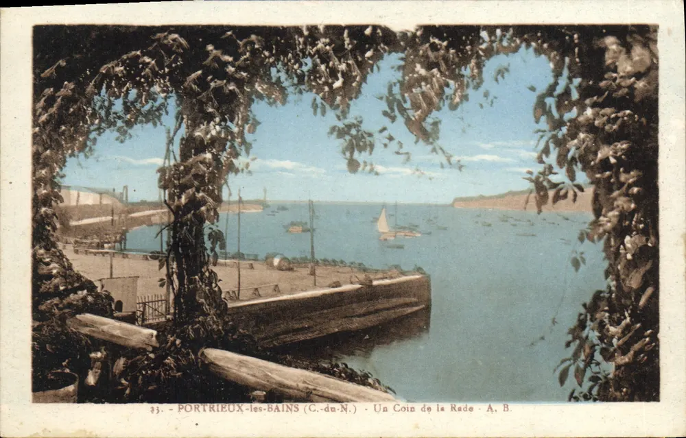 Portrieux-les-Bains (C.-du-N.) — Um Canto da Baía — A. B. - Frente