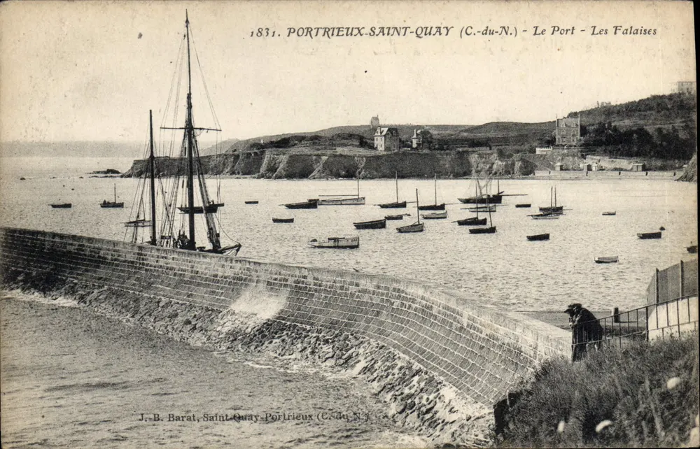 Portrieux-Saint-Quay (C.-du-N.) — Der Hafen — Die Klippen — J.-B. Barat, Saint-Quay-Portrieux (C.-du-N.) - Vorderseite