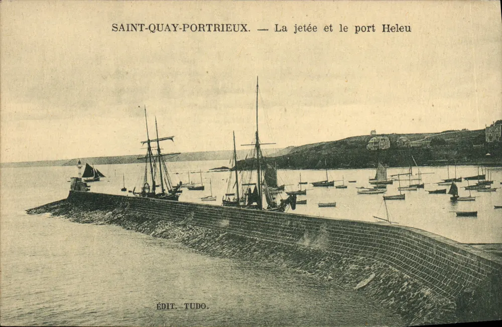Saint-Quay-Portrieux — Die Mole und der Hafen Heleu — Verlag: Tudo - Vorderseite