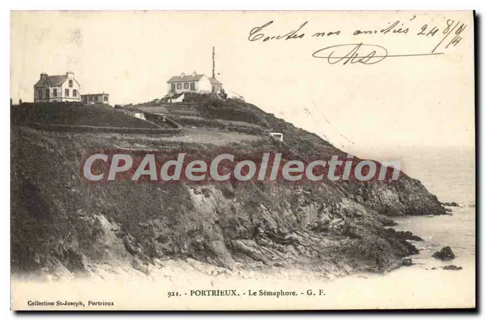 Portrieux - O Sémaphore — G. F. — n° 921 - Frente
