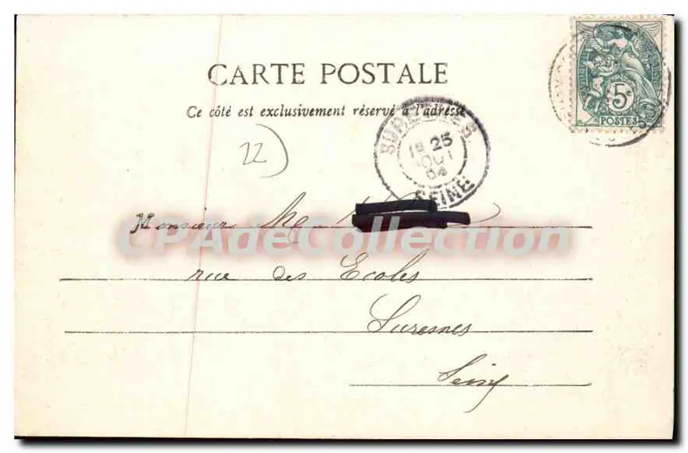 Portrieux - O Sémaphore — G. F. — n° 921 - Verso