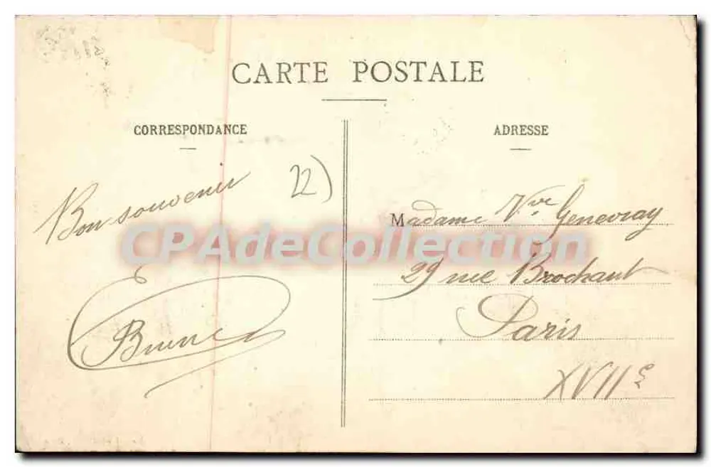 Portrieux Saint-Quay — Strand der Comtesse — Manceau Phot. - 717 - Rückseite