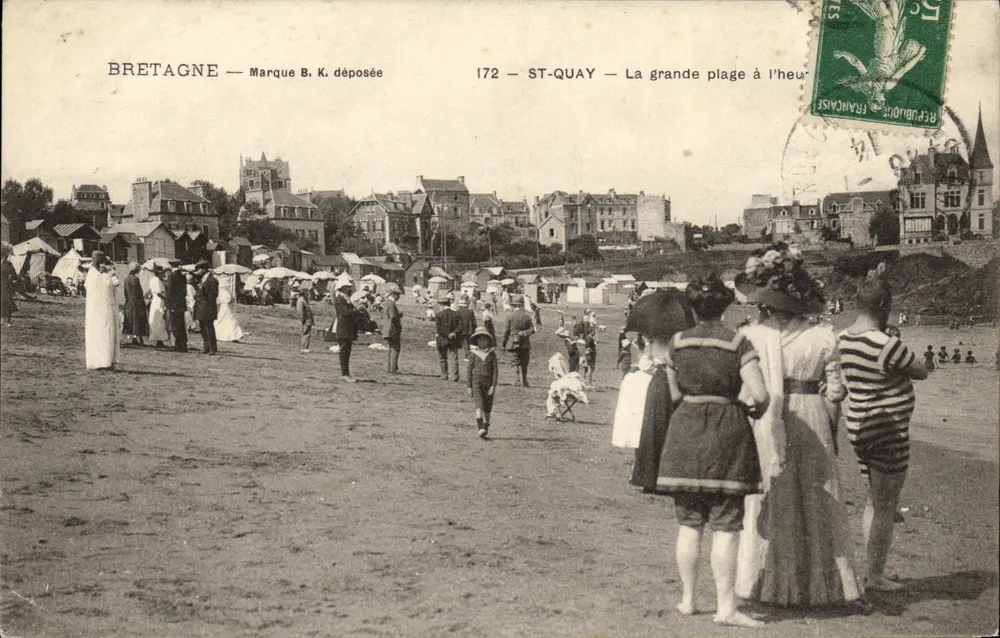 ST-QUAY — A grande praia no horário - Frente