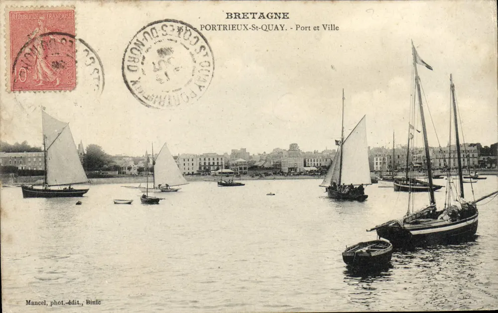 Portrieux-St-Quay - Hafen und Stadt — Bretagne — Foto-Verlag Binic - Vorderseite