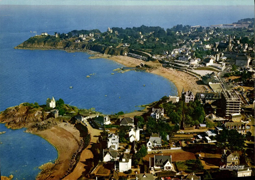 A Cegonha — Vista aérea da Baía de Saint-Brieuc — Éditions de La Cigogne - Frente