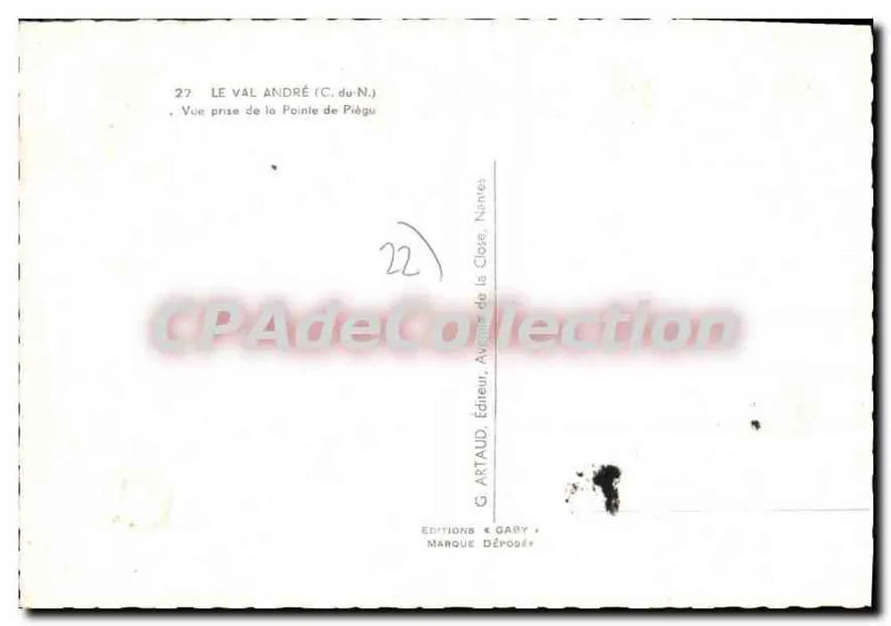 पीएगू के शीर्ष — पीएगू के शीर्ष से ली गई दृश्य — जी. आर्टॉ, प्रकाशक, क्लॉच के एवेन्यू, नांत्स - पीछे