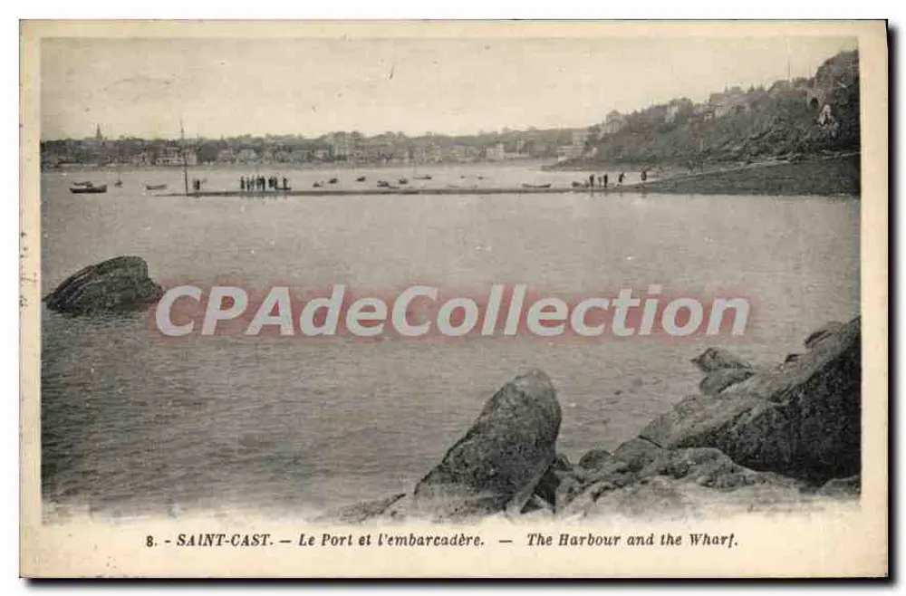 SAINT-CAST — O Porto e o cais — G. Artaud, editor - Frente