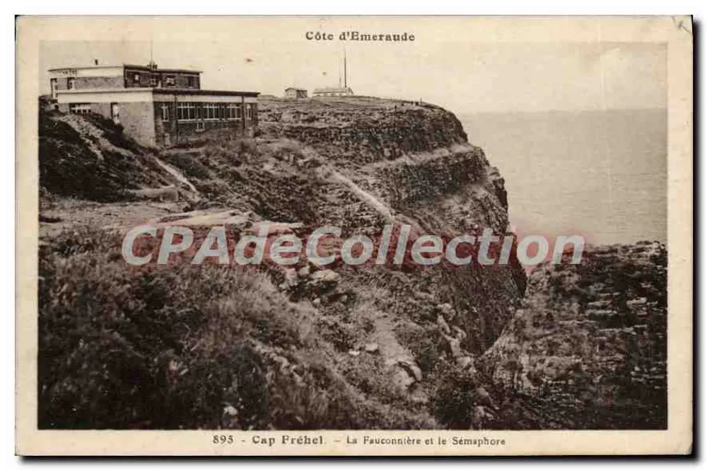 Cap Fréhel — A Fauconnière e o Sémaphore — editor Laurent Nel Hennes - Frente