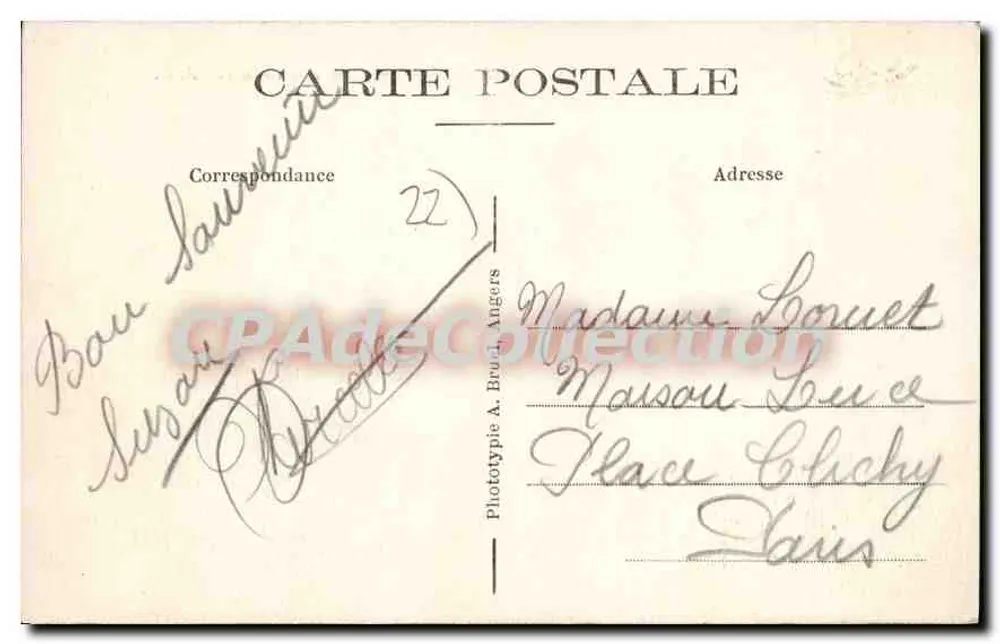 Paimpol C.-du-N. — As Regatas A.B. - Verso