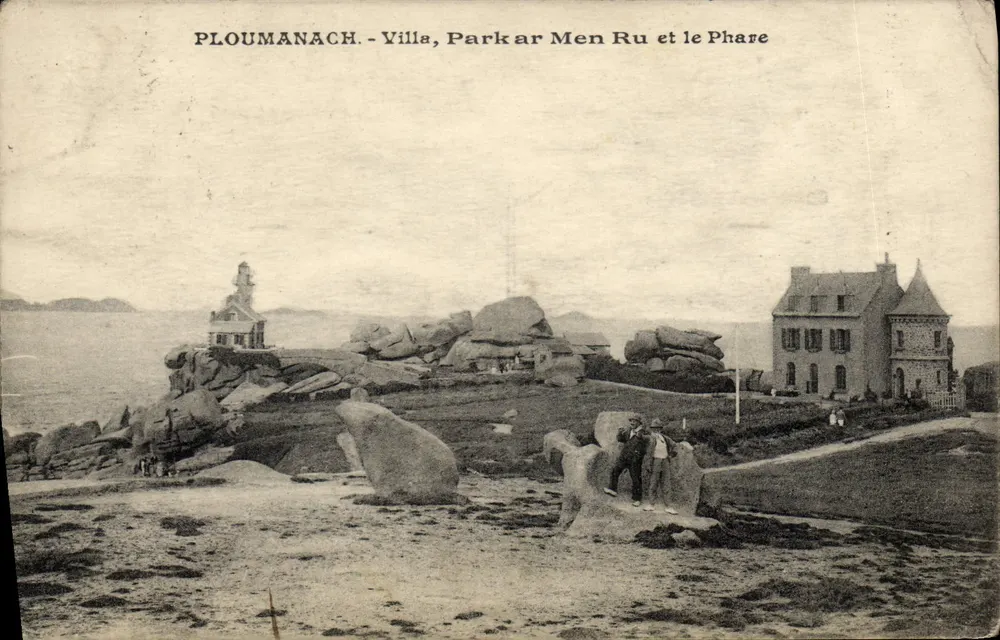 PLOUMANACH - Villa, Parkar Men Ru et le Phare - Recto