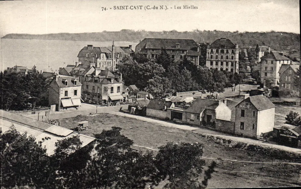 Saint-Cast (C.-du N.) - Les Mielles — J. Roussel, Dijon, n°74 - Frente