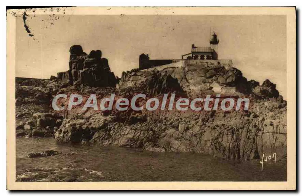 Ilha de Bréhat (Costas do Norte) — Os rochedos e o farol de Paon — Les Éditions d'Art Yvon, Paris - Frente