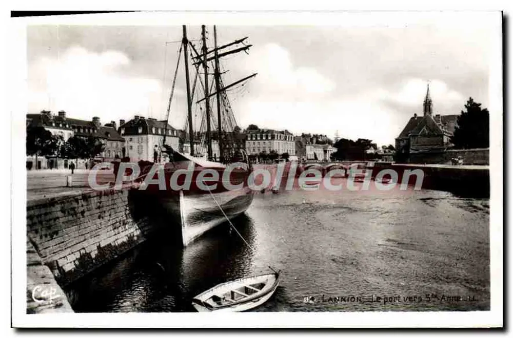 Lannion, O porto em torno da 5ª Ano — C.A.P. Paris - Frente