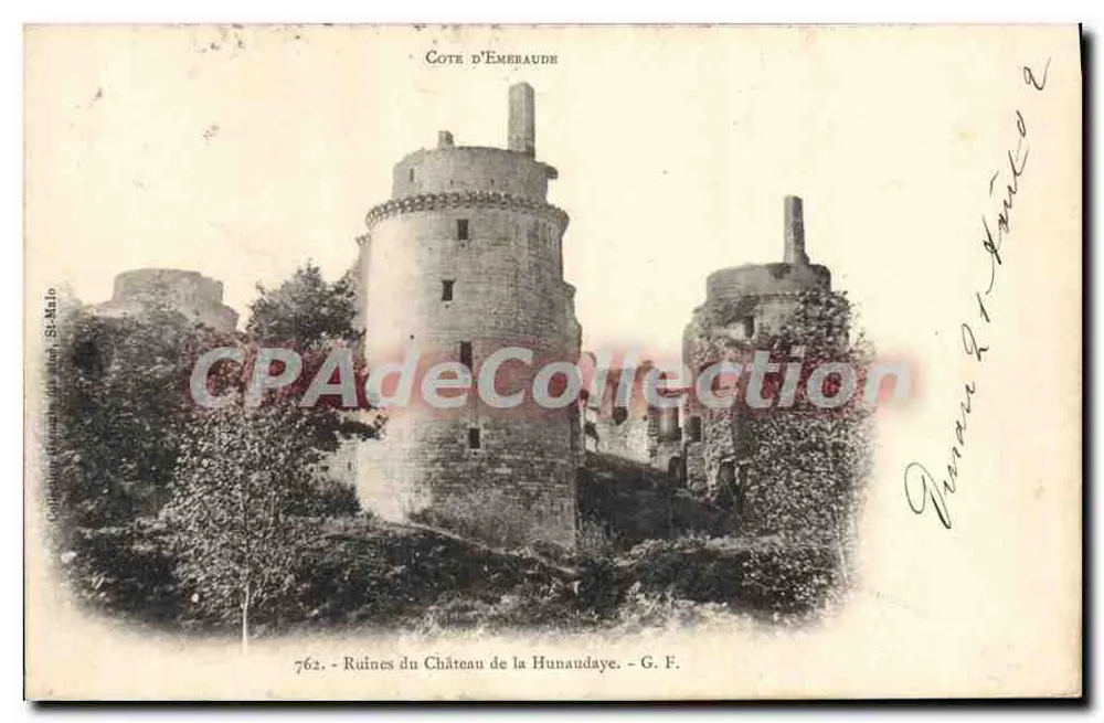 Ruínas do Castelo da Hunaudaye — Côte d'Émeraude — G. F. - n°762 - Frente