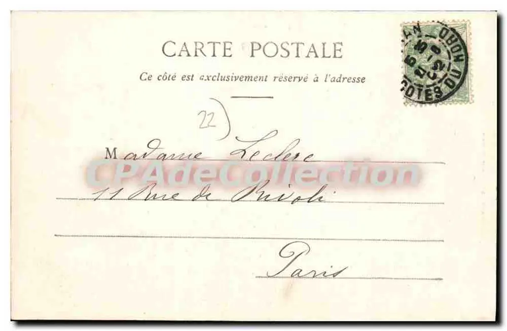 Ruínas do Castelo da Hunaudaye — Côte d'Émeraude — G. F. - n°762 - Verso