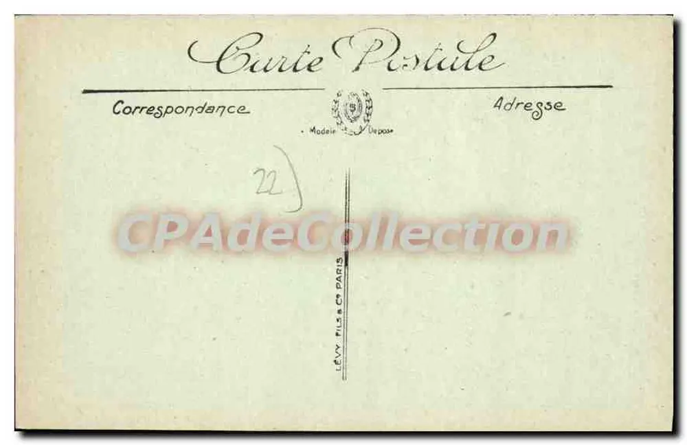 Trébeurden — Hotel des Touristes — LL. — Nr. 52 - Rückseite