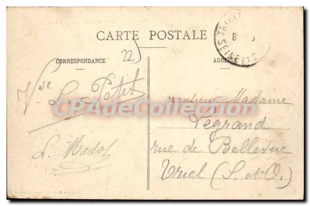 Guingamp - Castello della Duchessa d'Amboise — Edizione Bastar Moderne, Guingamp - Verso