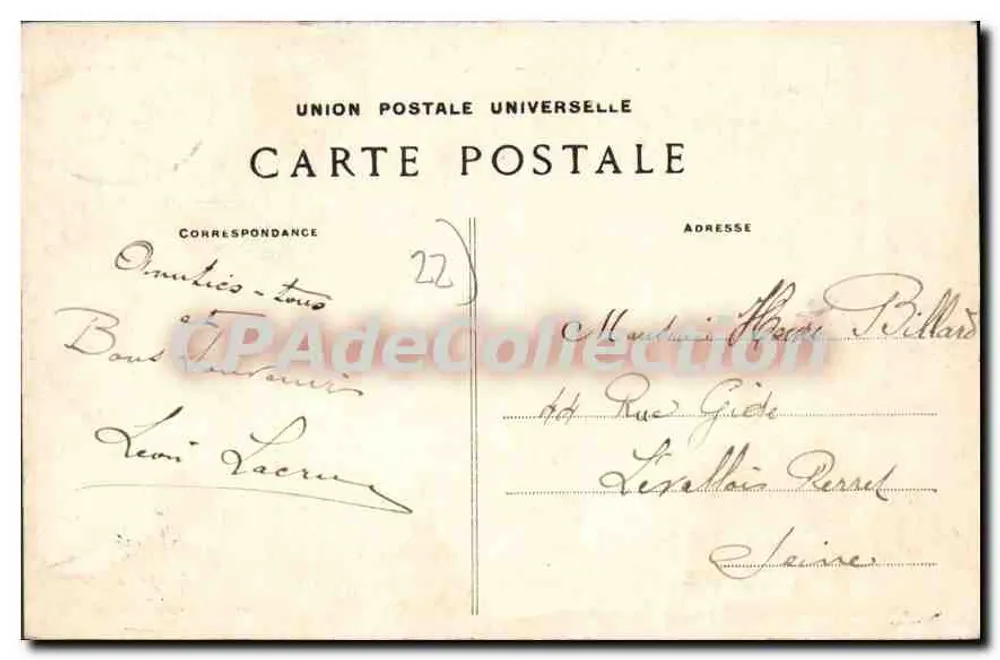 Guingamp — Allgemeiner Blick — Sammlung Villard Guingamp - Rückseite