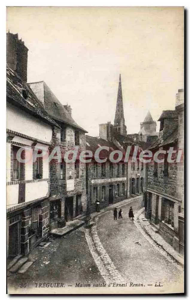 Tréguier — Casa natal de Ernest Renan — LL. n°36 - Frente