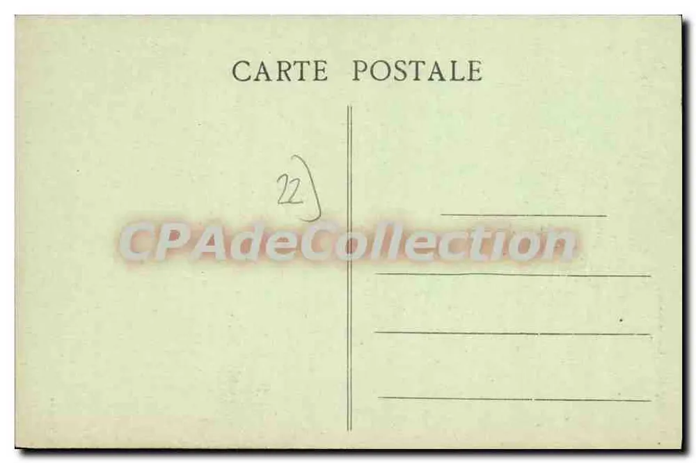 Paimpol - Velha Casa — A. Rumeau - Verso