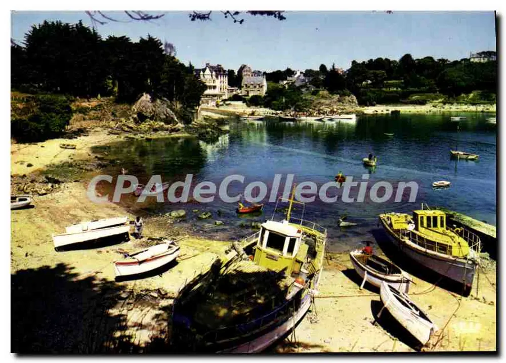 Ilha de Bréhat — O Porto-Clos com maré baixa — Lumicap - Frente