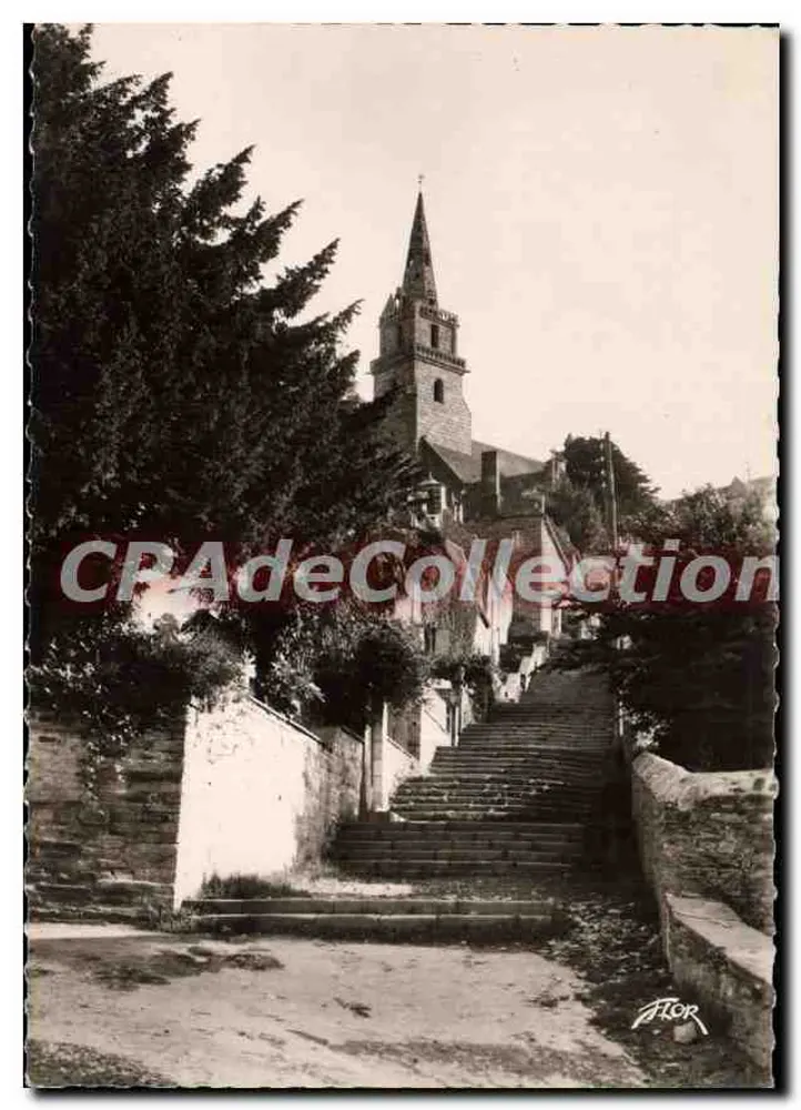 Escalier de Brélevenez — Lannion (C.-du-N.) — Éditions d'Art 'Fior' - Marius Carrière - Niort - Frente
