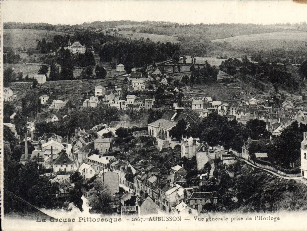 Aubusson — Allgemeiner Blick vom Uhrturm — La Creuse Pittoresque - 2067 - Vorderseite