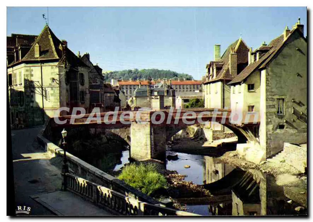 Aubusson (Creuse) — O ponte de la Terrade — IRIS - Frente