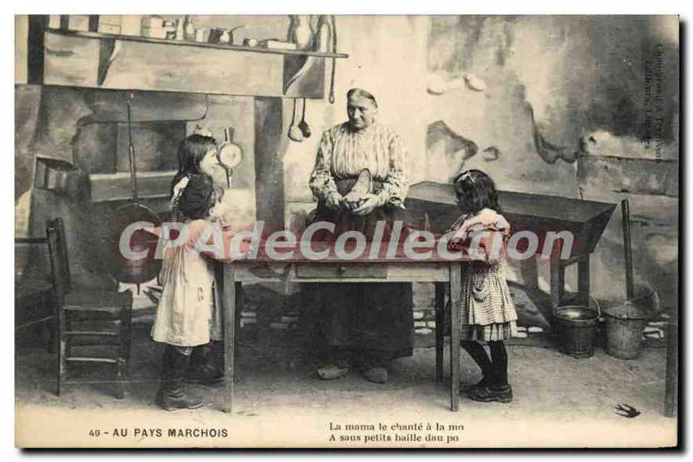 Im Marche-Gebiet — Haushaltszene — Éditions Léon Poupelin, n°49 - Vorderseite
