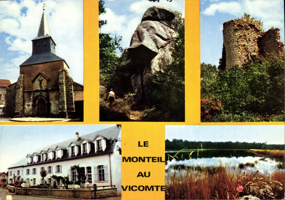 Le Monteil au Vicomte — editor CPAdéCollection, n° 23/415 - Frente