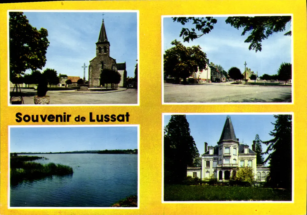 Lussat — Lembraça de Lussat — Edições Modernas « Theoljac », Limoges - Frente