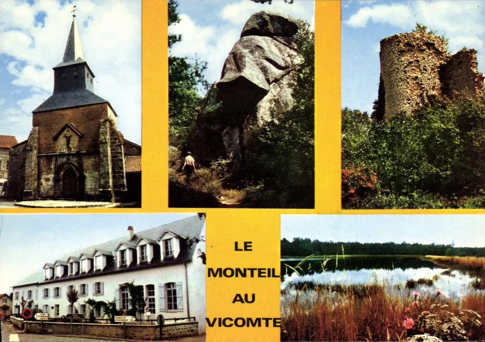 Le Monteil au Vicomte — editor CPAdéCollection, n° 23/415 - Frente