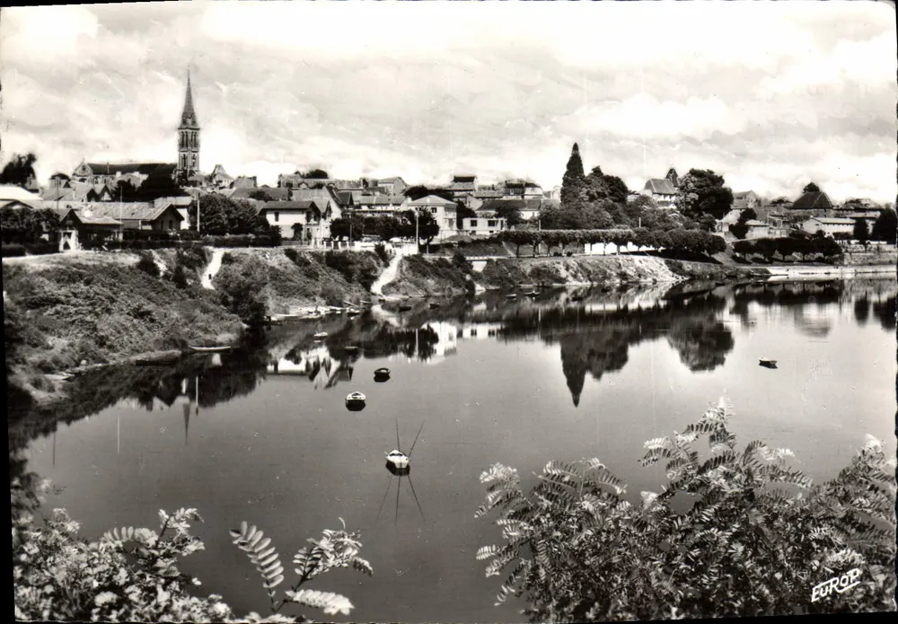 As margens da Dordogne — Bergerac — Edição da EUROP, n°24 - Frente